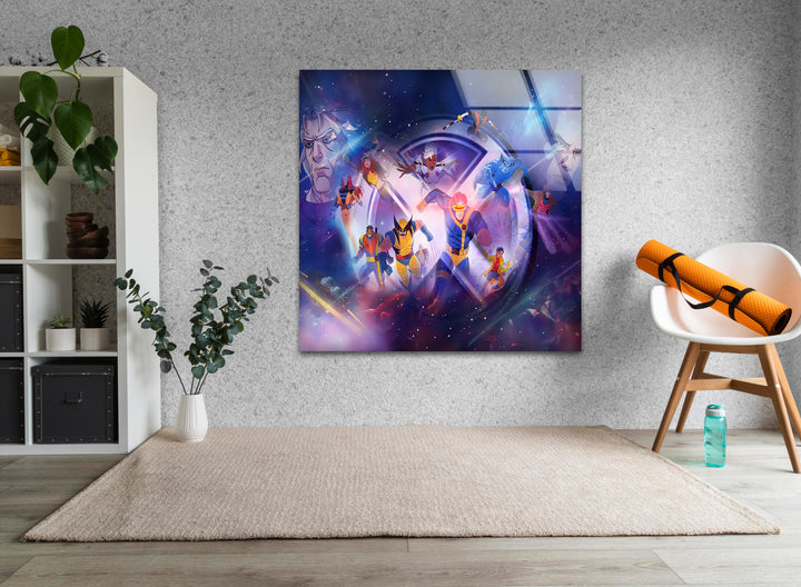Striking superheroes art perfect for fans, blending iconic imagery with artistic flair