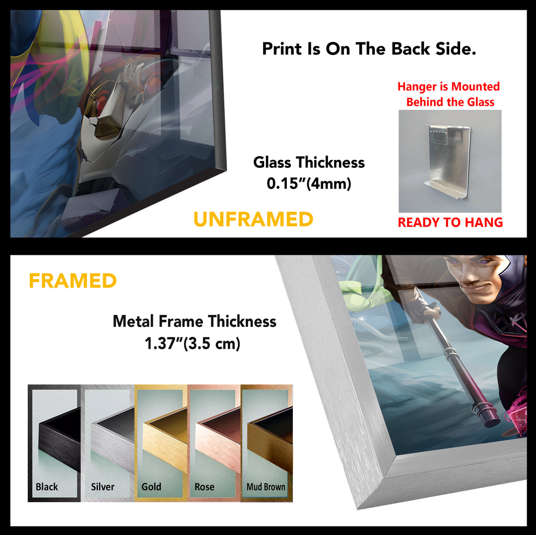 X-Men Glass Wall Art