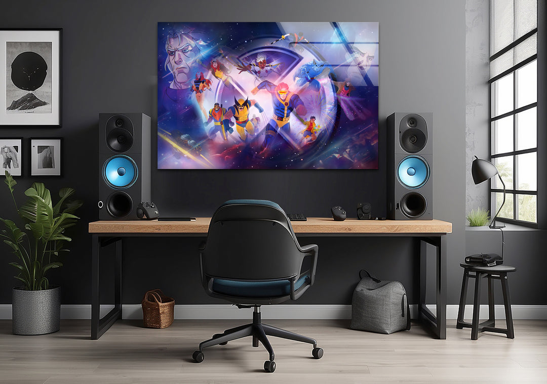Superheroes wall art perfect for transforming any space into a tribute to legendary heroes
