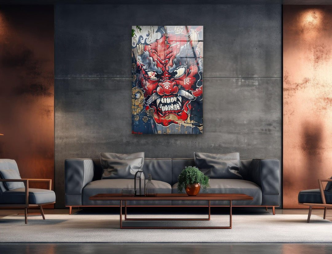 Yakuza Cool Glass Art & Print on Glass