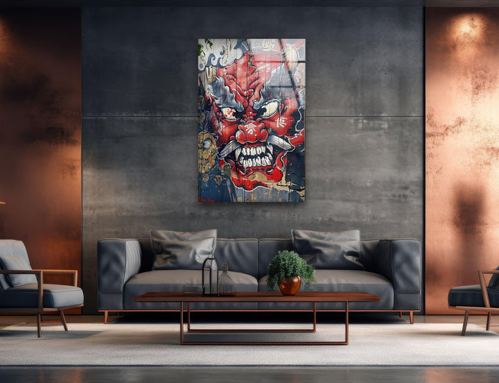 Yakuza Cool Glass Art & Print on Glass