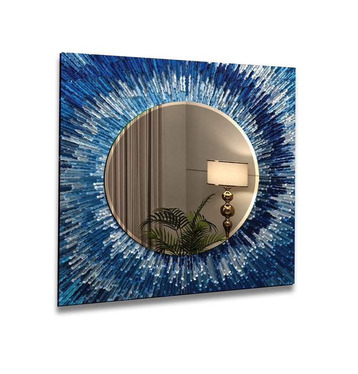 Blue Splash Wall Mirror big wall mirror
