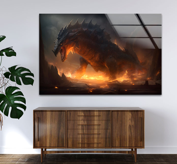 Fierce Dragon: A fierce dragon that brings intensity and strength to any room.
