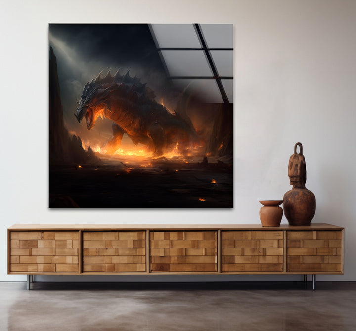 Fierce Dragon: A fierce and fiery dragon to enhance your room’s atmosphere.
