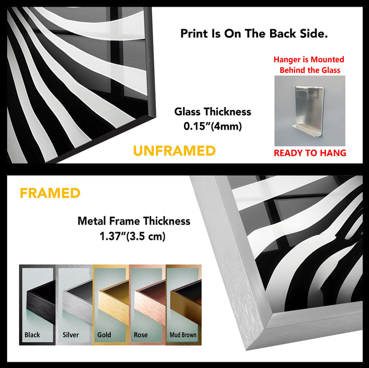 Black And White Woman Face Glass Wall Art
