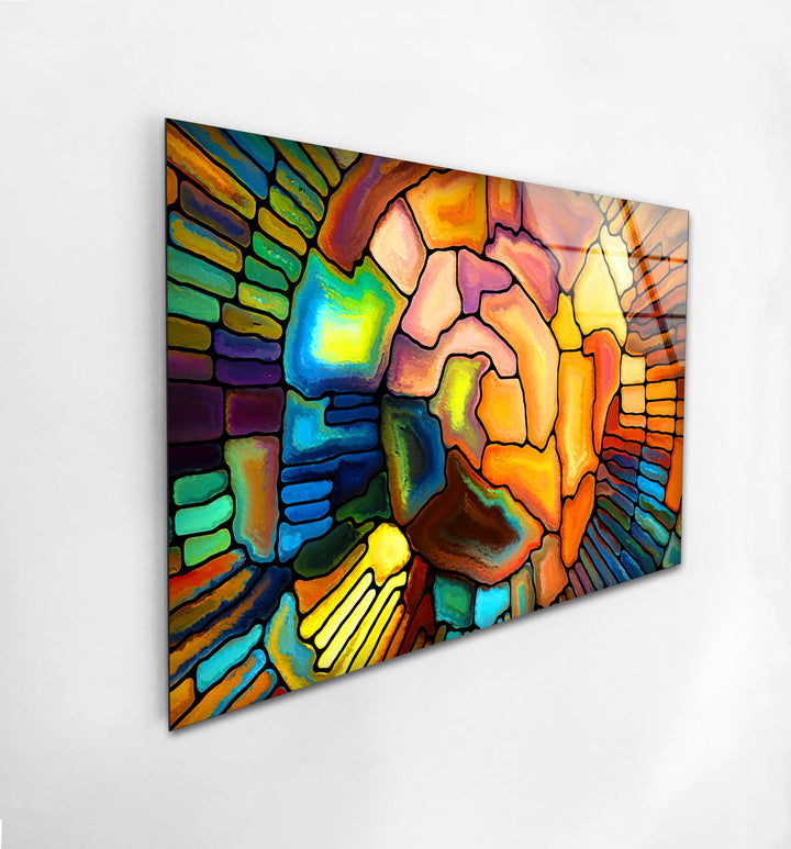 Colored Stained Art Glass Wall Art glass image printing, glass prints from photos