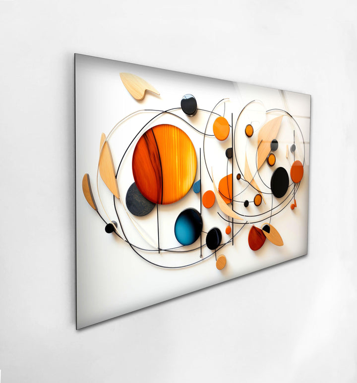 Stained Art Fractal Glass Wall Art photo print on glass, prints on glass wall art