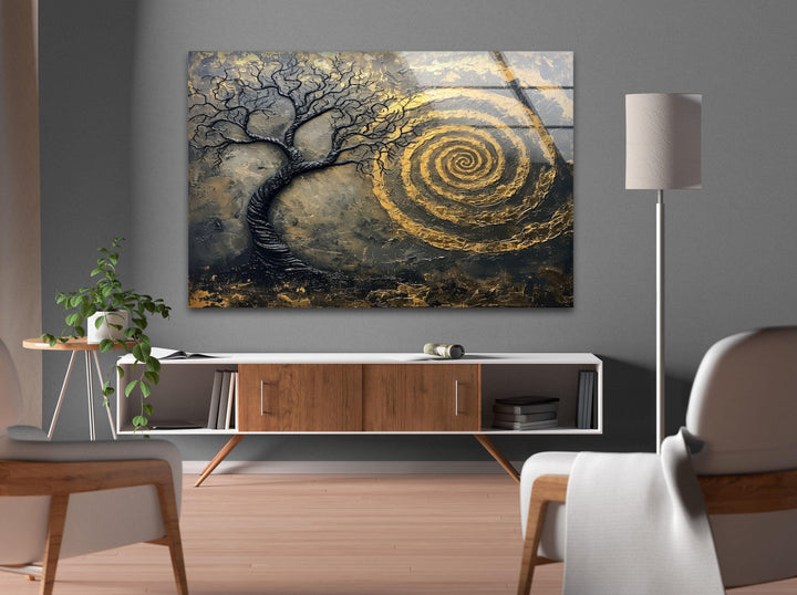 Improvisation Painting Tempered Glass Wall Art - MyPhotoStation