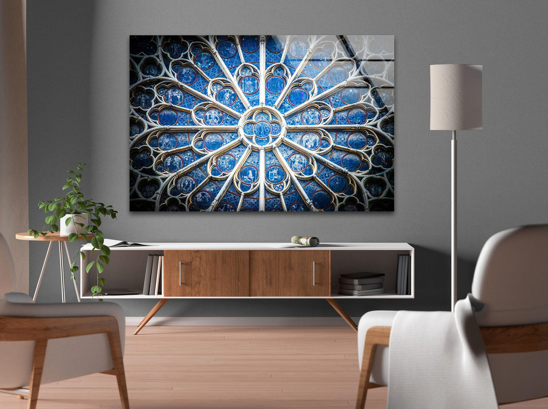 Notre Dame Cathedral Glass Wall Art stained glass wall art, stained glass wall decor