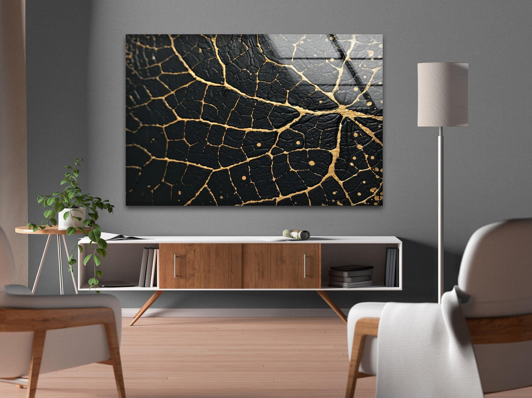 Black and Gold Abstract Glass Wall Art art glass wall art, glass wall art pictures