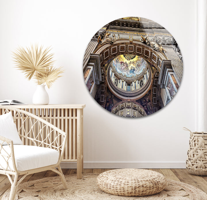 Glaswandkunst im Petersdom – Vatikanische Deckenarchitektur