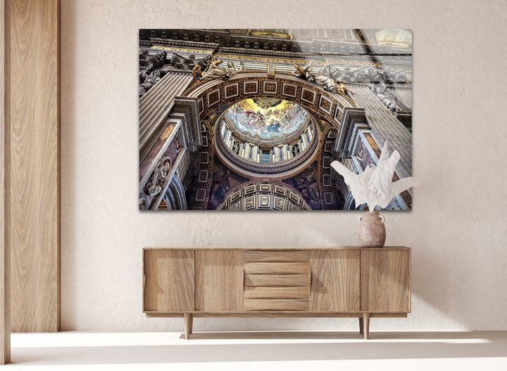 Glaswandkunst im Petersdom – Vatikanische Deckenarchitektur