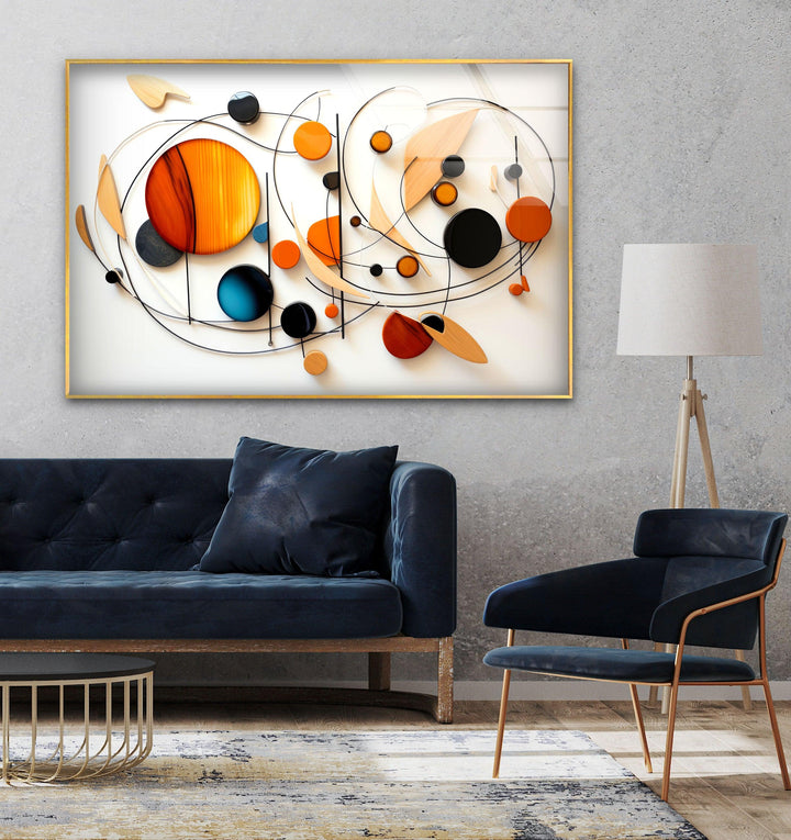 Stained Art Fractal Glass Wall Art picture on glass wall art, photos printed on glass