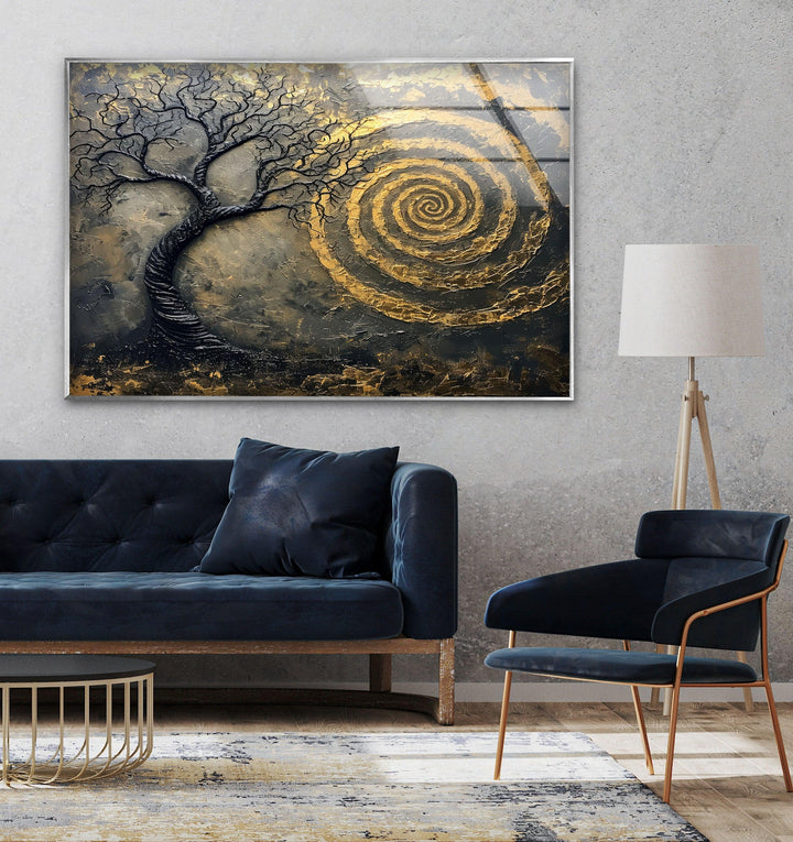 Improvisation Painting Tempered Glass Wall Art - MyPhotoStation