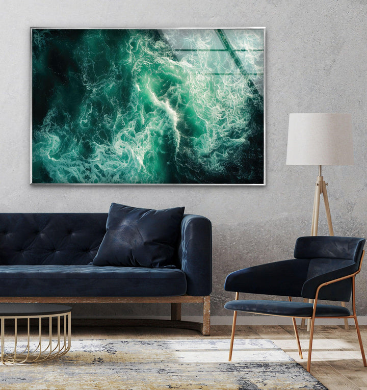 Nature art prints featuring the dynamic movement of ocean waters.
