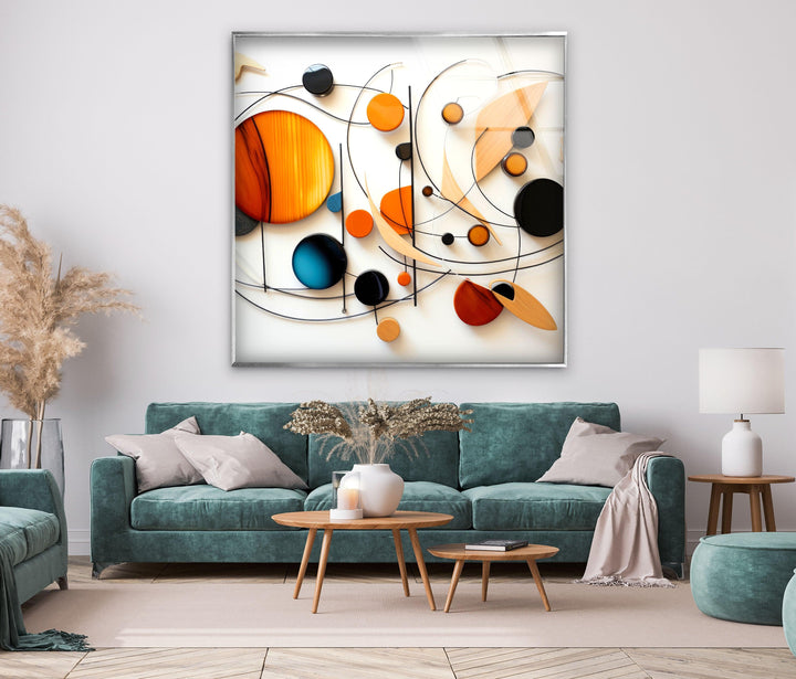 Stained Art Fractal Glass Wall Art custom glass pictures, glass art prints