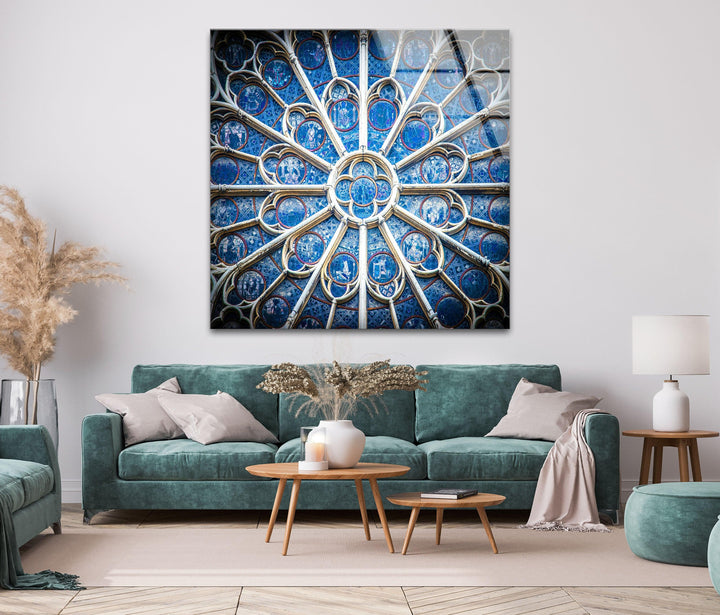 Notre Dame Cathedral Glass Wall Art picture on glass wall art, photos printed on glass