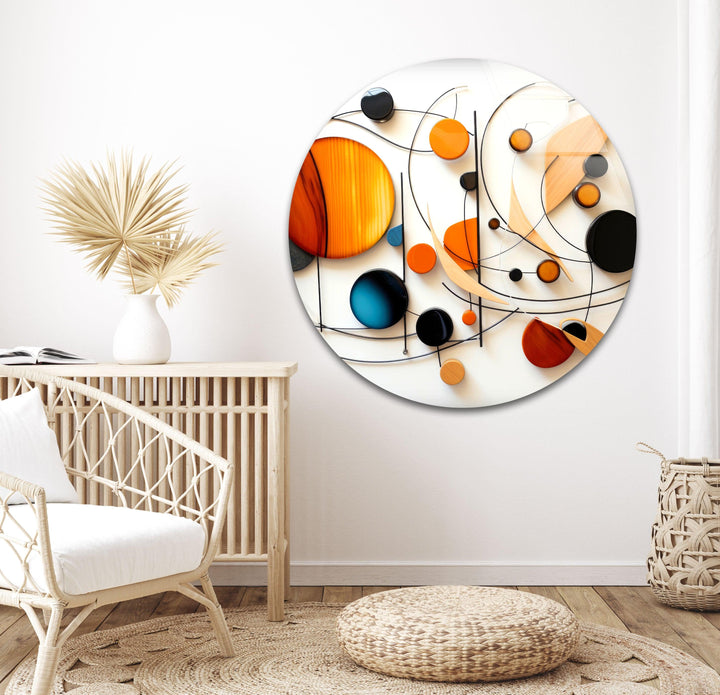 Stained Art Fractal Glass Wall Art glass pictures for Wall, glass prints wall art