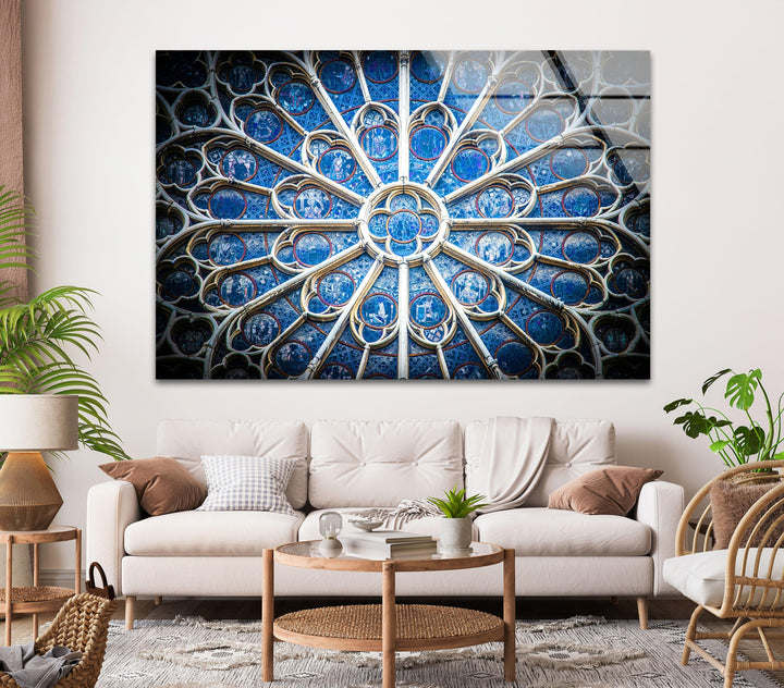 Notre Dame Cathedral Glass Wall Art print on glass, glass printed photos