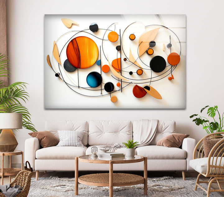 Stained Art Fractal Glass Wall Art custom glass photo prints, large glass prints