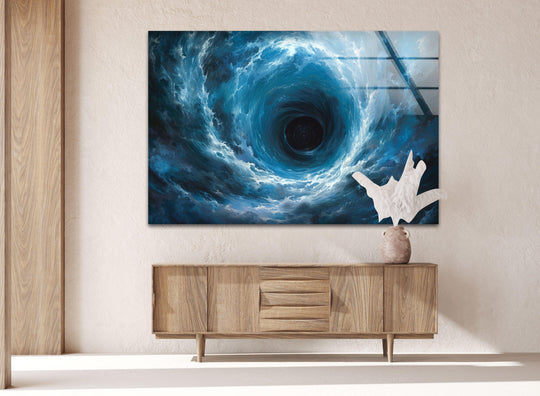 Space Wall Art CollectionBlue vortex glass wall art abstract and blue space wall art plus ready to hang glass photo prints