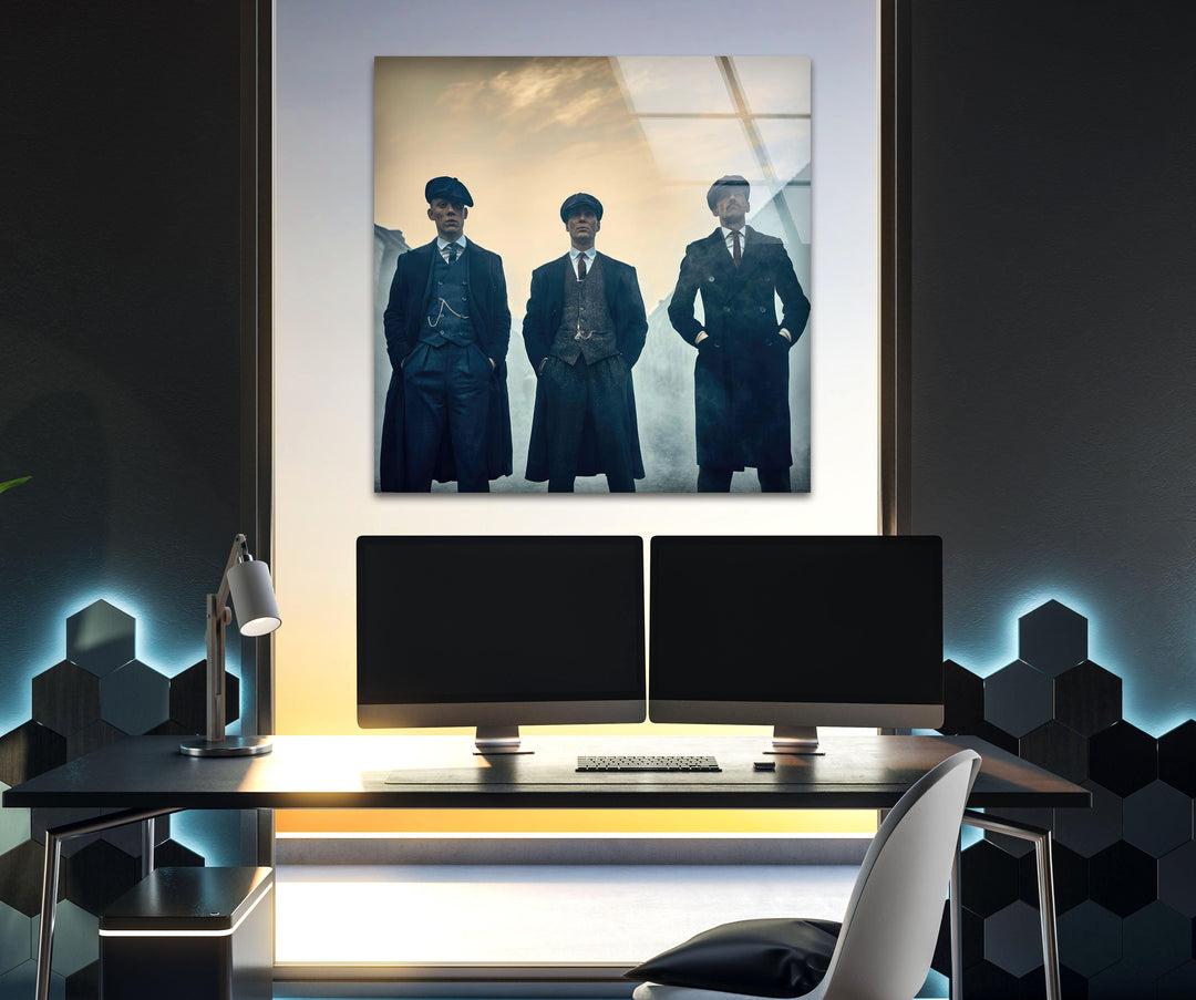 Peaky Blinders Glass Wall Art glass pictures for Wall, glass prints wall art
