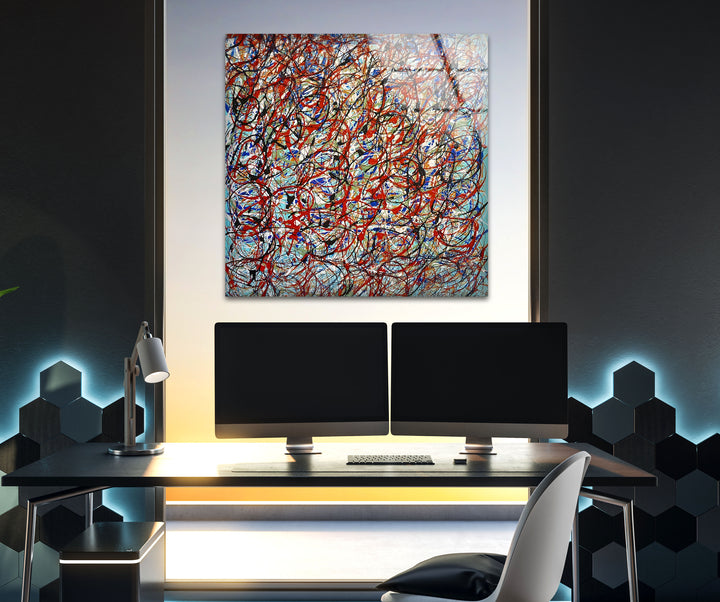 Abstract Art Pablo Picasso Glass Wall Art