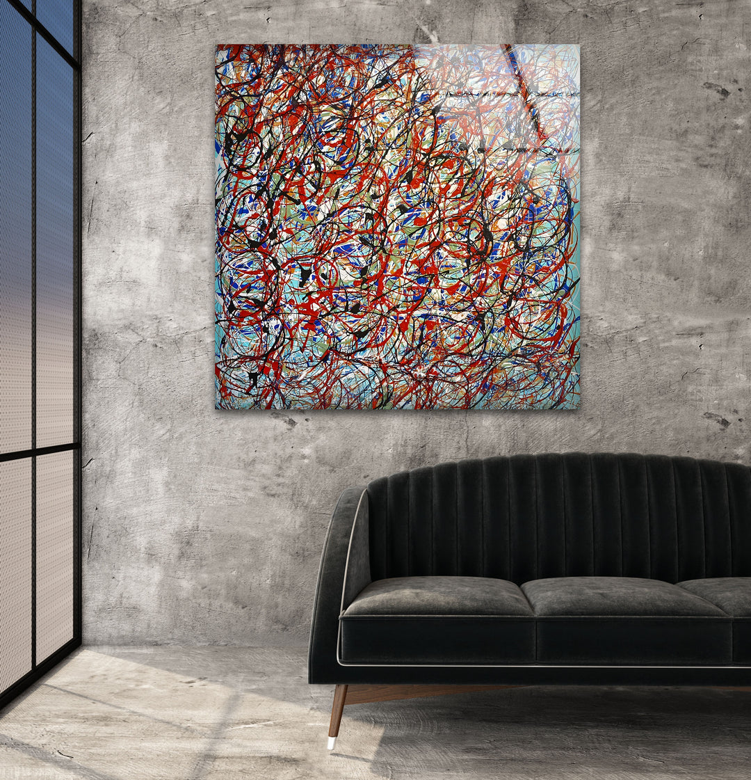 Abstract Art Pablo Picasso Glass Wall Art