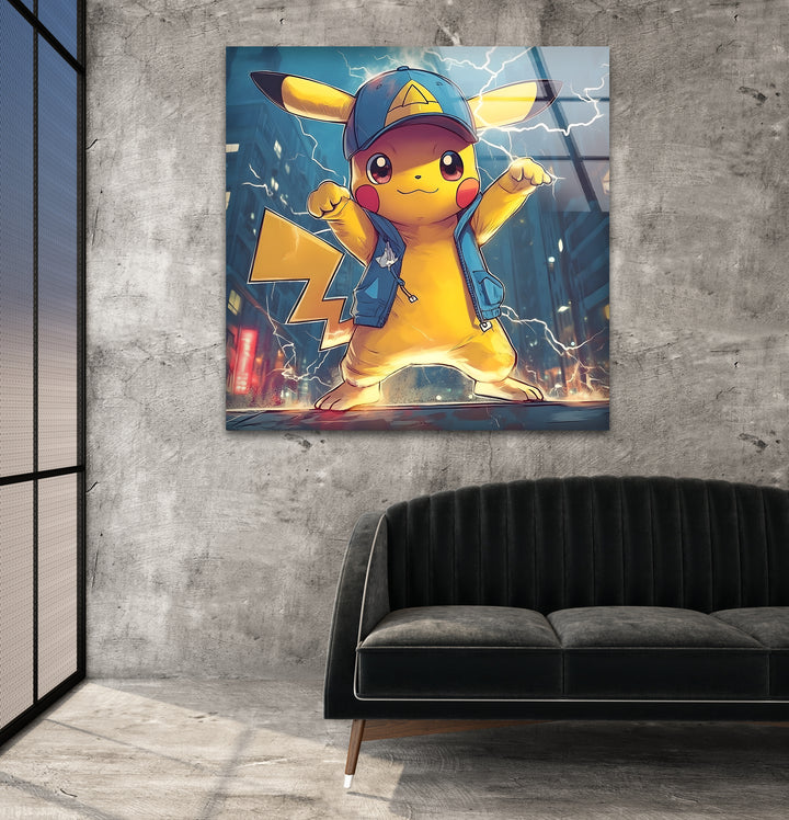 Lively cartoon art capturing the essence of a magical animated story with bold and cheerful elements

