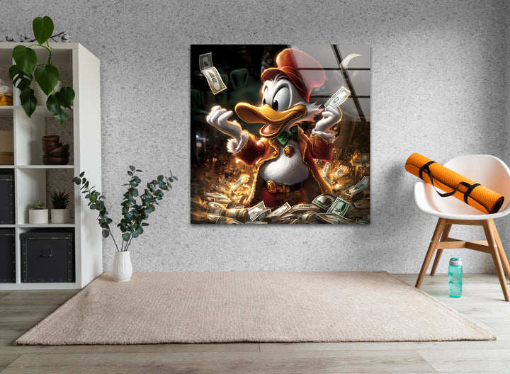 Lively cartoon art showcasing a delightful animated scene filled with motion and creative flair

