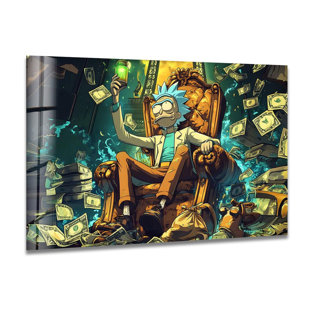 Rich Rick Sanchez Glass Wall Art   print picture on glass, Tempered Glass Wall Art
