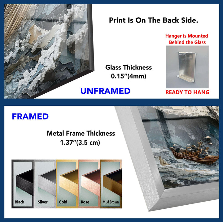 Giant Whale Tempered Glass Wall Art - MyPhotoStation