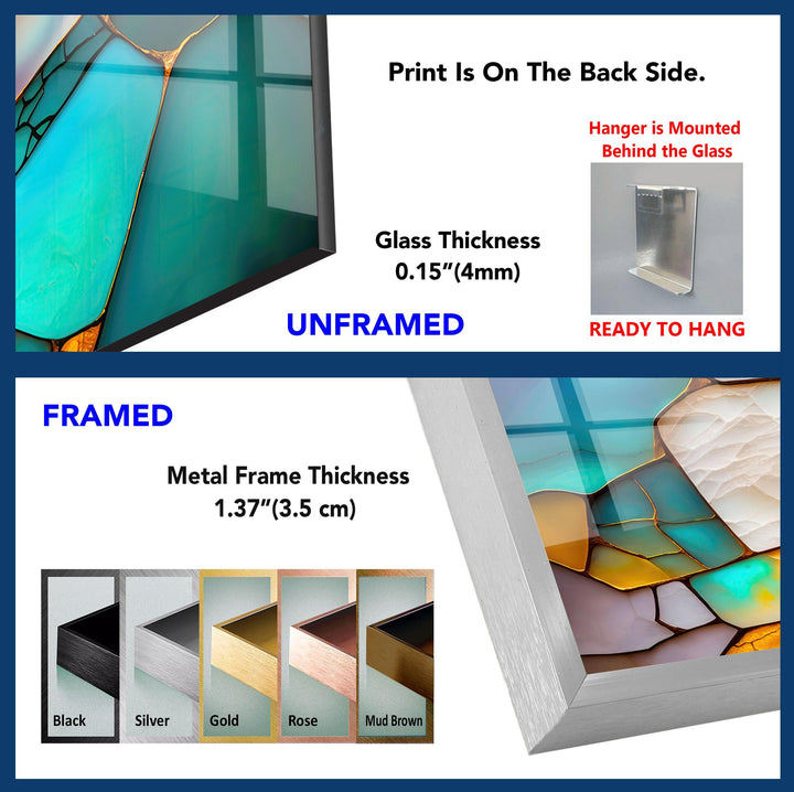 Cracked Stained Glass Wall Art