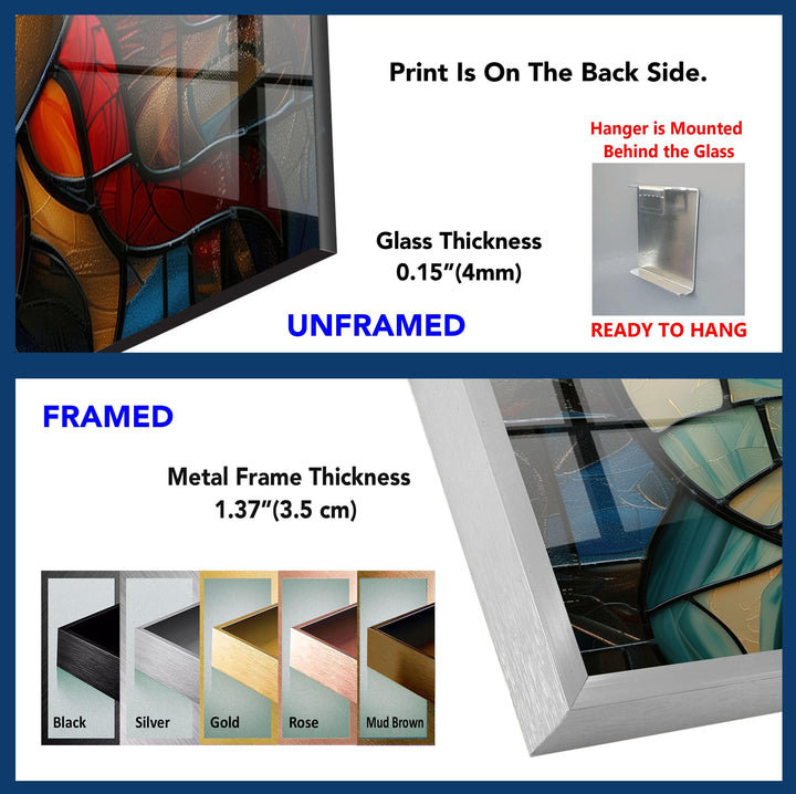 Zwei Gemälde Frau Glas Wandkunst