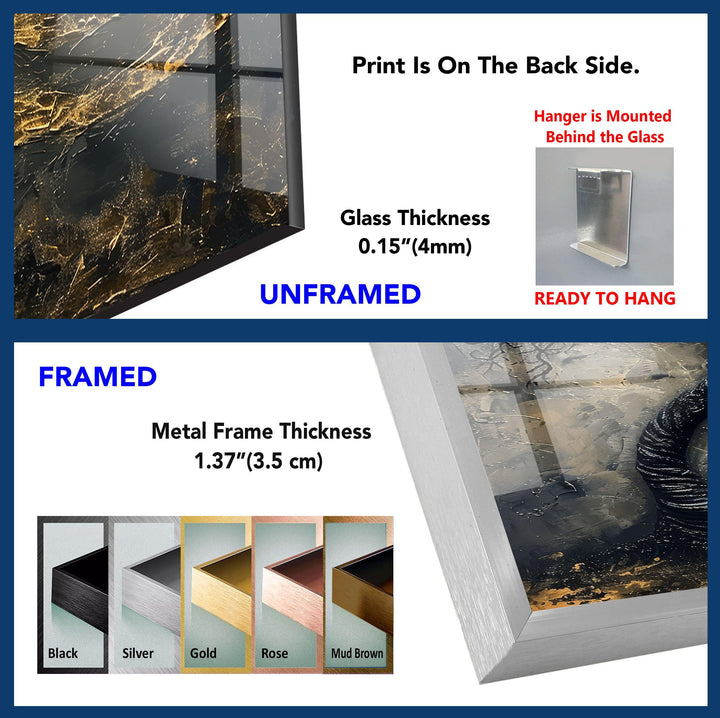 Improvisation Painting Tempered Glass Wall Art - MyPhotoStation