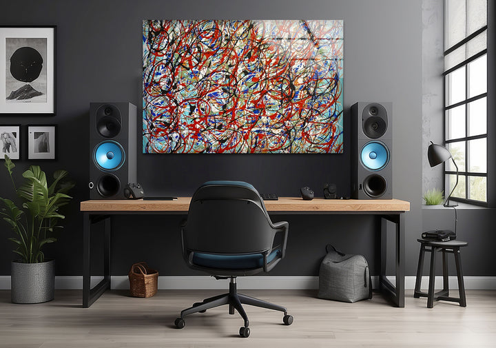 Abstract Art Pablo Picasso Glass Wall Art