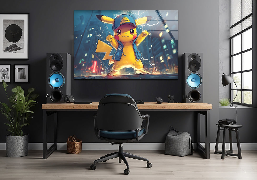 Playful cartoon art that brings an animated world to life with vibrant energy and charm

