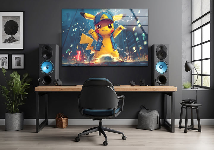 Playful cartoon art that brings an animated world to life with vibrant energy and charm

