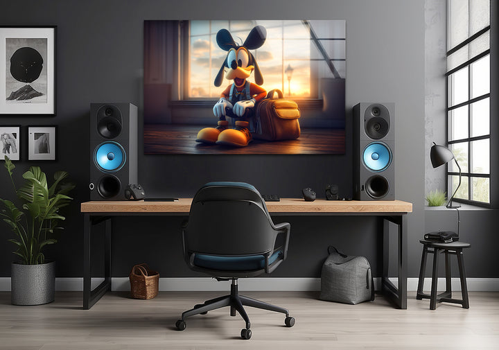 Creative animation art presenting a vibrant cartoon setting filled with unique characters and dynamic energy

