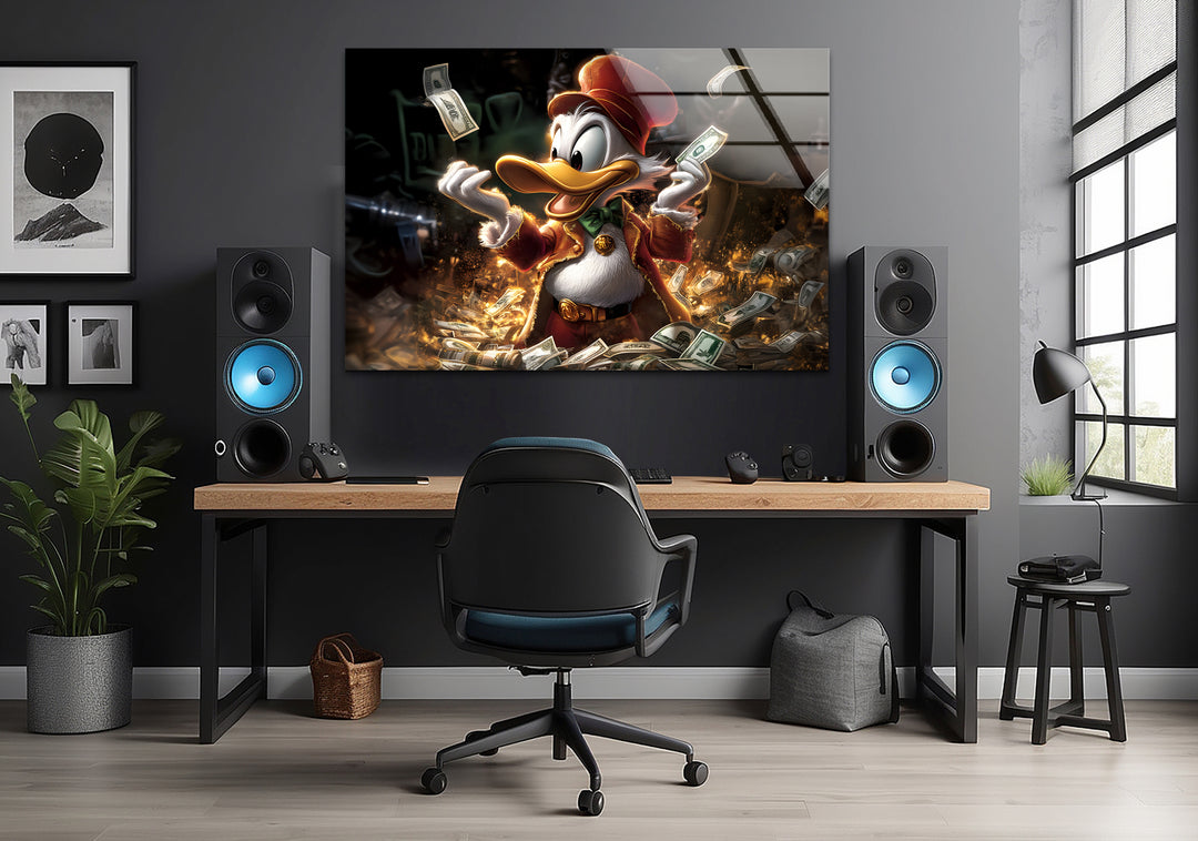 Creative animation art presenting a vibrant cartoon setting filled with unique characters and dynamic energy

