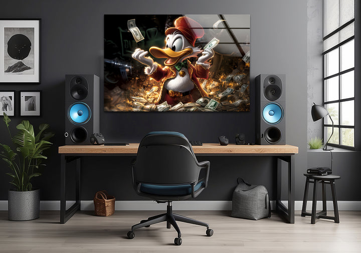 Creative animation art presenting a vibrant cartoon setting filled with unique characters and dynamic energy

