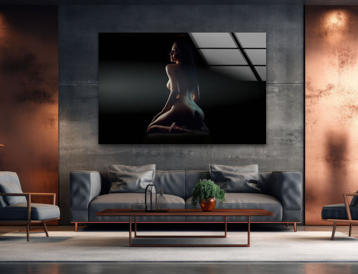 Naked art featuring sensual erotic paintings and sexy artistic flair
