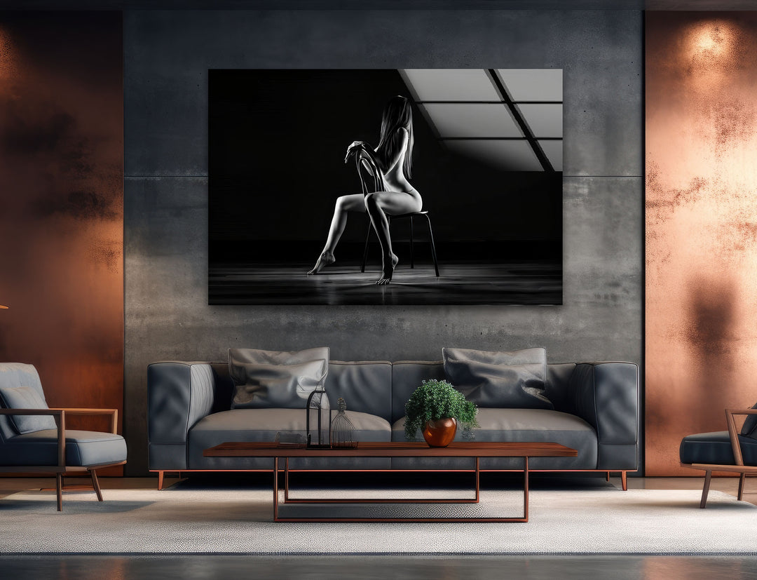 Striking erotic drawings paired with sensual sexy artwork for modern spaces
