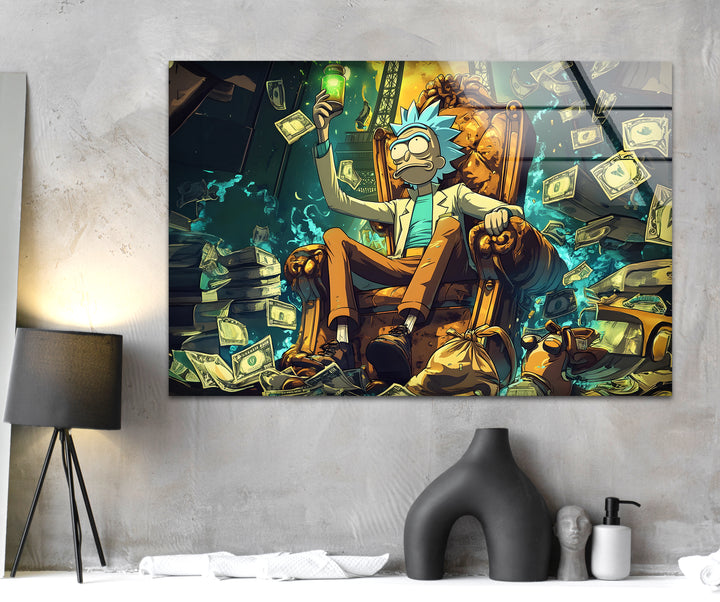Rich Rick Sanchez Glass Wall Artart glass wall art, glass wall art pictures
