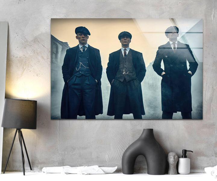 Peaky Blinders Glass Wall Art large glass photo prints, glass wall photos
