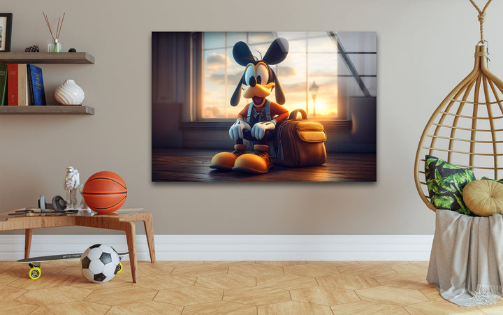 Whimsical cartoon art highlighting expressive characters and a vibrant animation-inspired design

