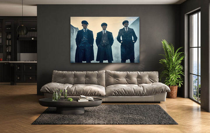 Peaky Blinders Glass Wall Art Glass Printing Wall Art, Print photos on glass
