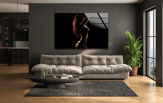 Sexy artwork combining erotic nude art and captivating glass designs
