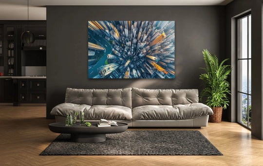 Black and White Joker Glass Wall Art large glass photo prints, glass wall photos
