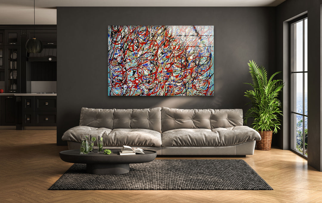 Abstract Art Pablo Picasso Glass Wall Art
